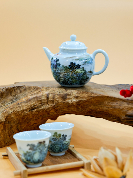 九景轩粉彩茶具